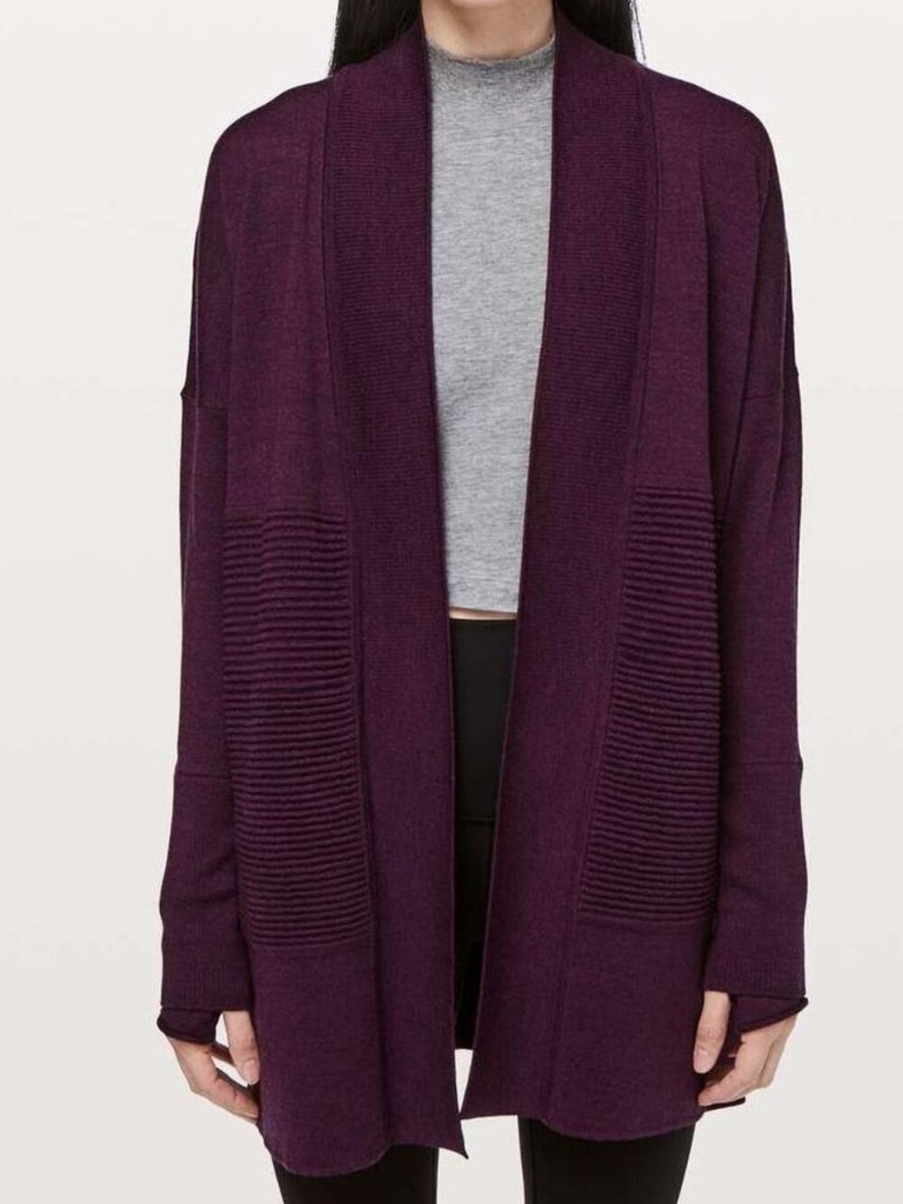 Lululemon Sit In Lotus Wrap II Heathered Plum
